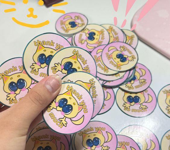 LPS Evie mascot "Thank You" Sticker Sheet