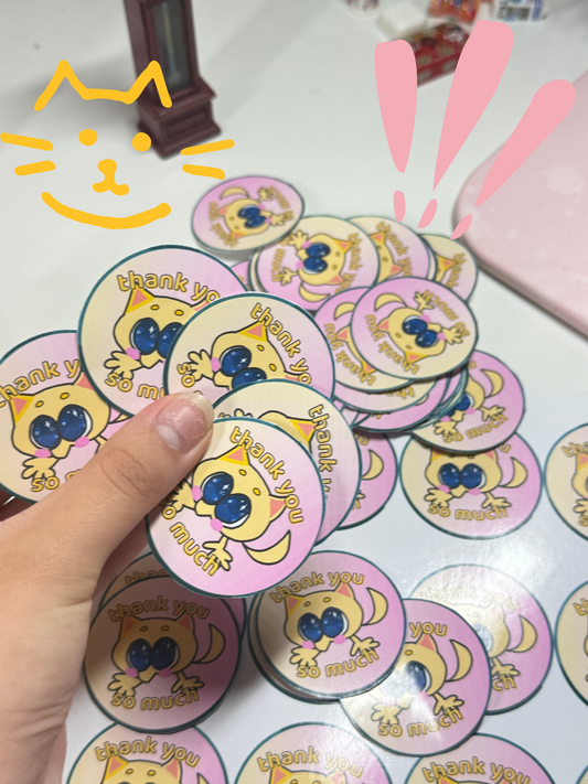 LPS Evie mascot "Thank You" Sticker Sheet