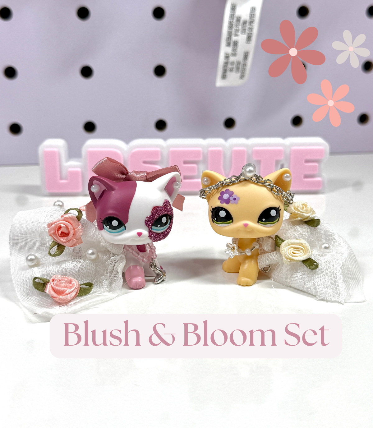 🌸 Blush & Bloom LPS Outfit Set 🌸