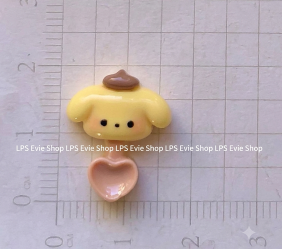 Miniature Kawaii Heart Spoon Set (Set of 6) – Pastel Character Spoons | Dollhouse Kitchen & Cafe Accessories
