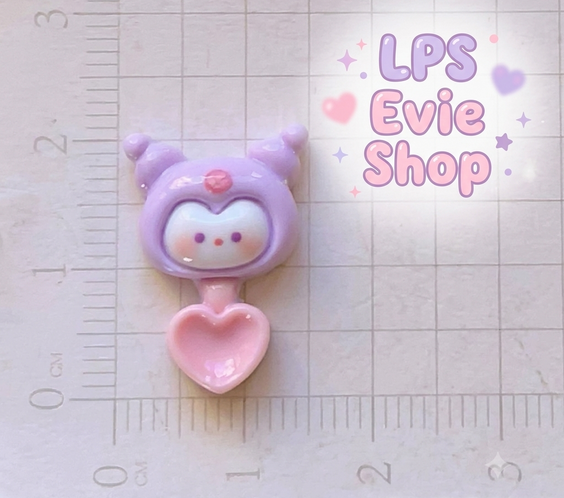 Miniature Kawaii Heart Spoon Set (Set of 6) – Pastel Character Spoons | Dollhouse Kitchen & Cafe Accessories