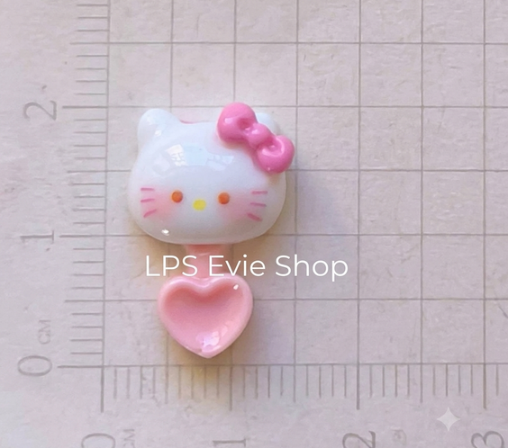 Miniature Kawaii Heart Spoon Set (Set of 6) – Pastel Character Spoons | Dollhouse Kitchen & Cafe Accessories