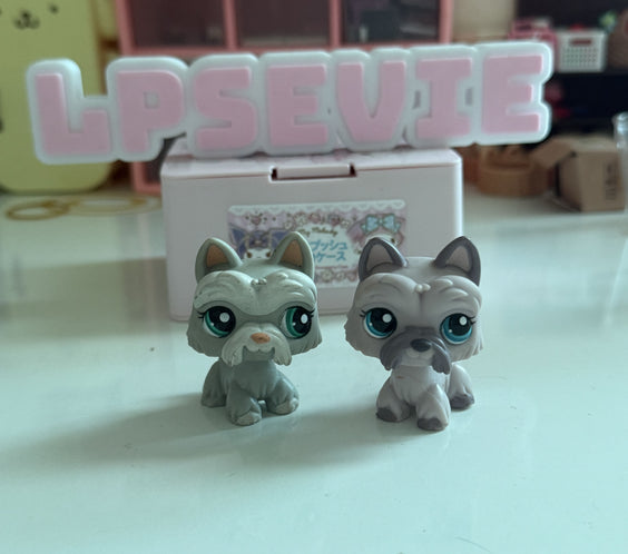 2 LPS Scotish Dog #1782 and #2241