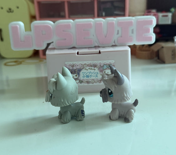 2 LPS Scotish Dog #1782 and #2241