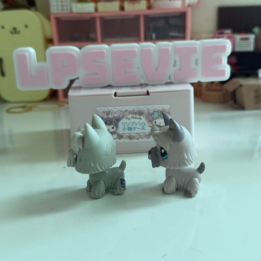 2 LPS Scotish Dog #1782 and #2241