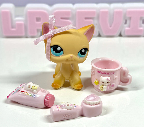 Miniature Bathroom Toiletries Set with Toothbrush, Toothpaste & Cup | LPS Accessories