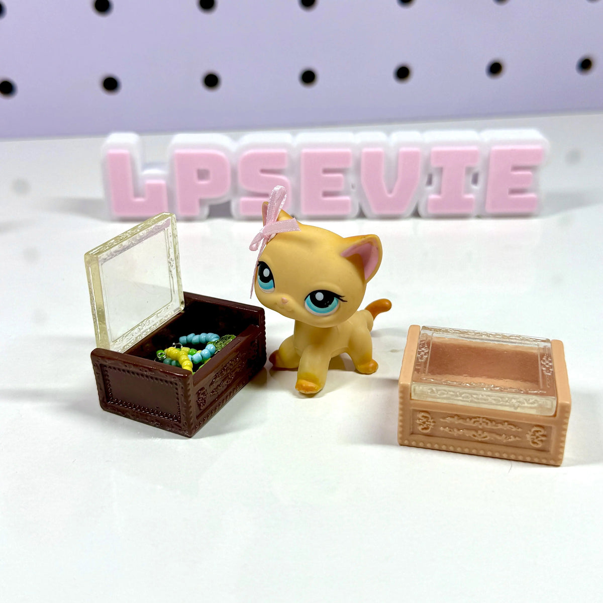 Miniature Jewelry Box Set of 2 | LPS Accessories & Dollhouse Decor