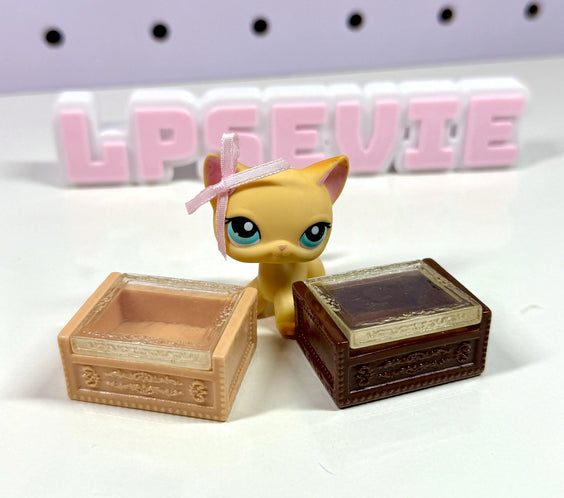 Miniature Jewelry Box Set of 2 | LPS Accessories & Dollhouse Decor