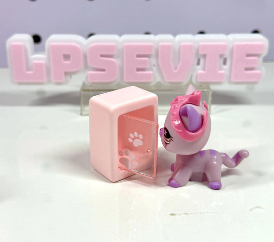 Miniature Pink Furniture Set of 3 | LPS Accessories & Dollhouse Storage