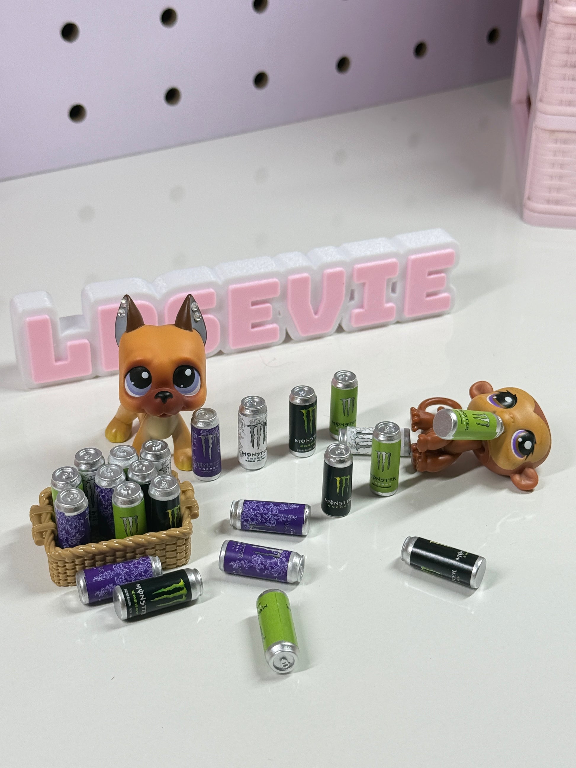 Monster's can minature for LPS