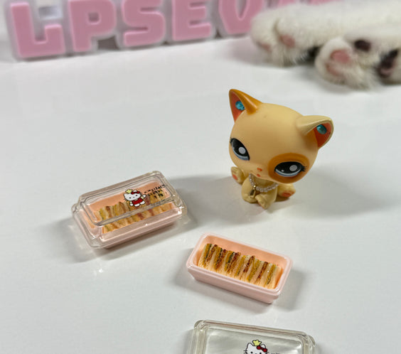 LPS Cute Hello-Kitty food trinkets