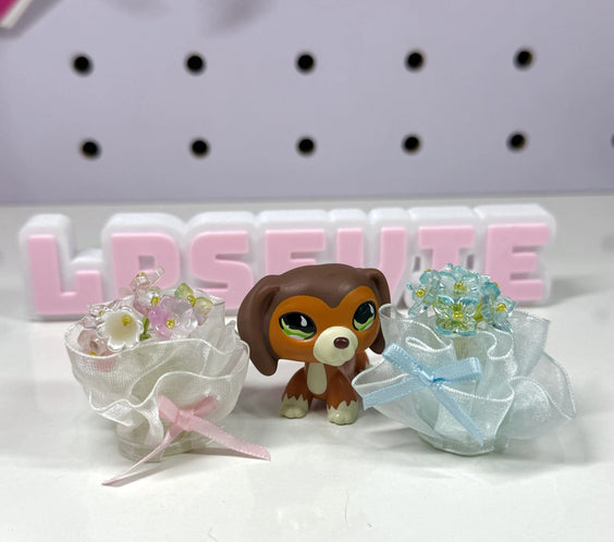 Handmade Miniature Flower Bouquet | LPS Accessories & Doll Props