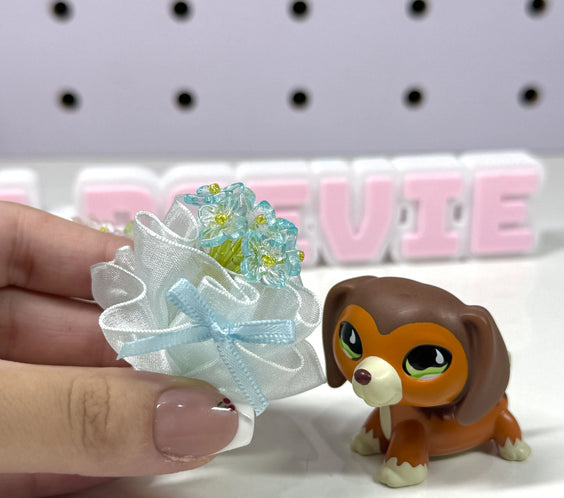 Handmade Miniature Flower Bouquet | LPS Accessories & Doll Props