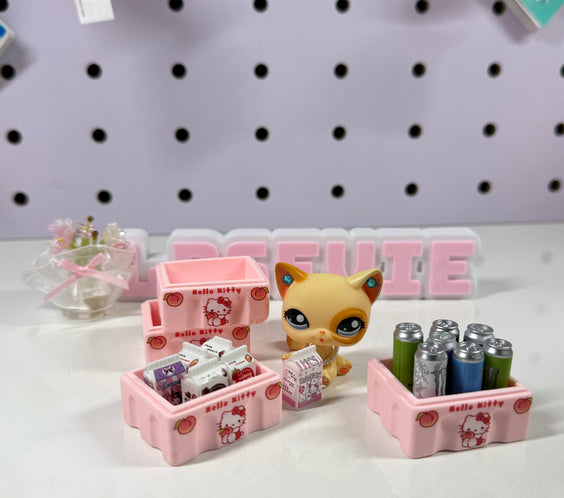 Hello Kitty Drink Crate Trinket for LPS