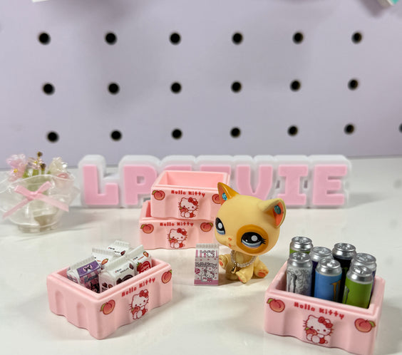 Hello Kitty Drink Crate Trinket for LPS