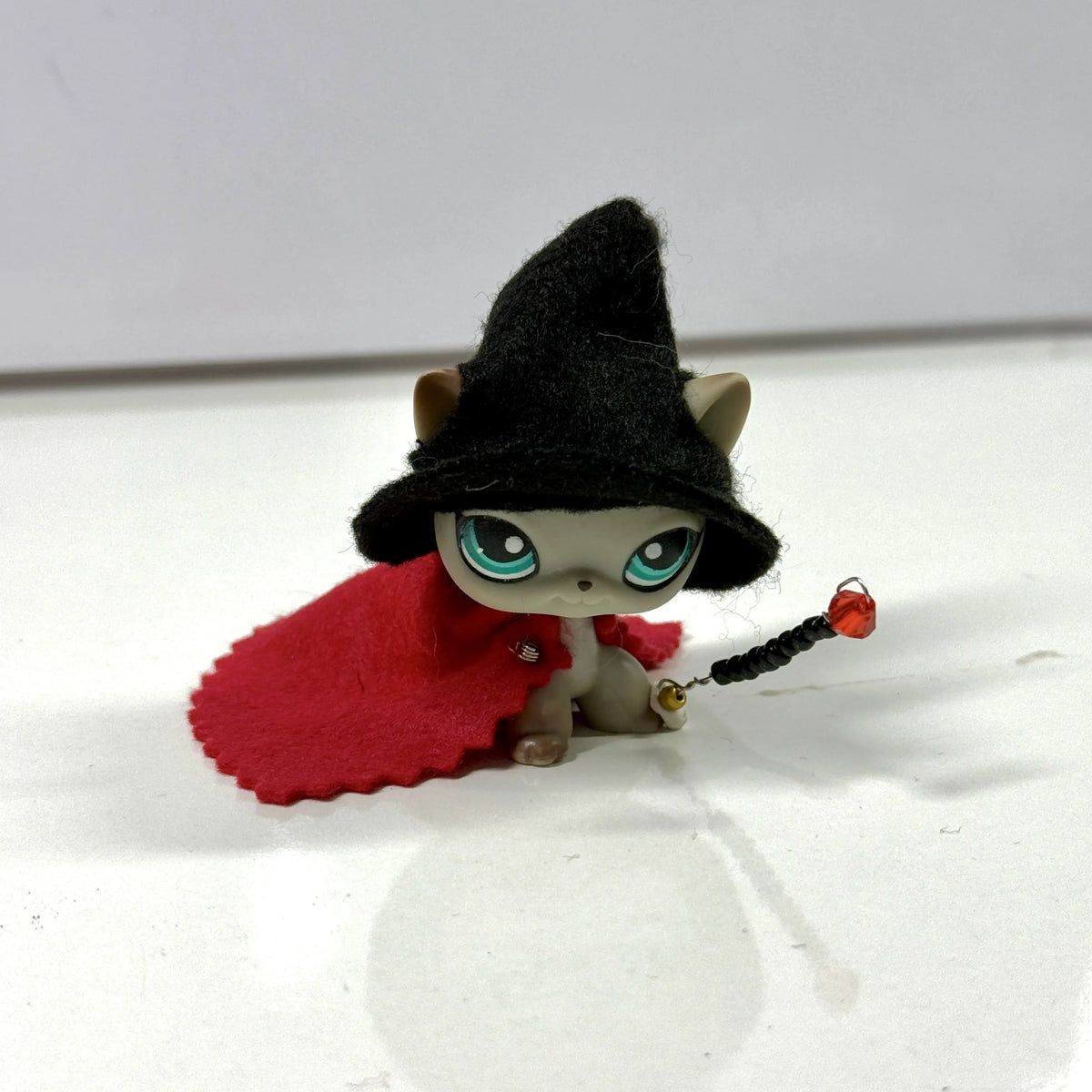 Handmade LPS Halloween Witch Outfit | Witch & Pumpkin Spirit Costume with Wand
