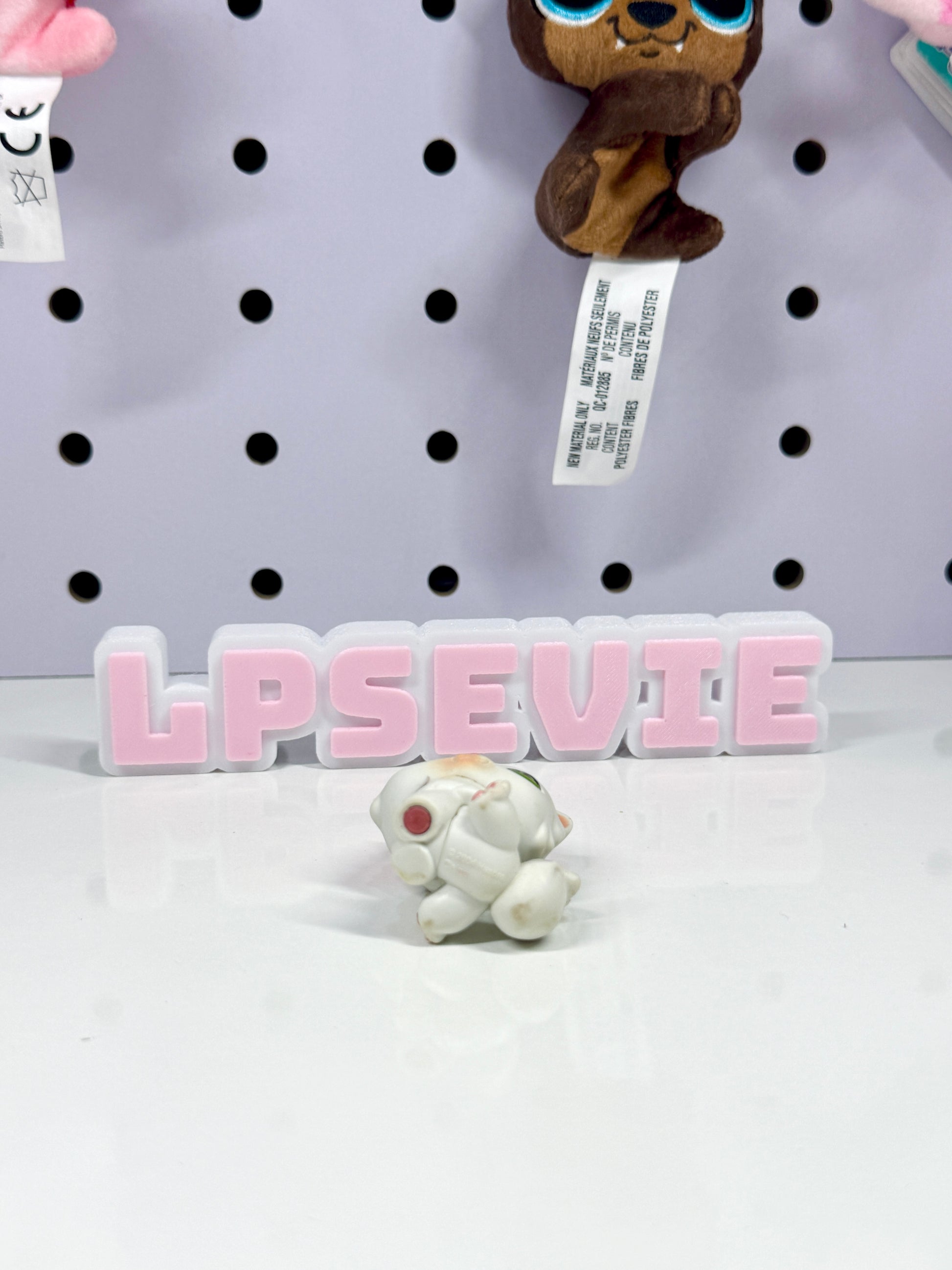 Authentic LPS #15 White Persian Cat Littlest Pet Shop