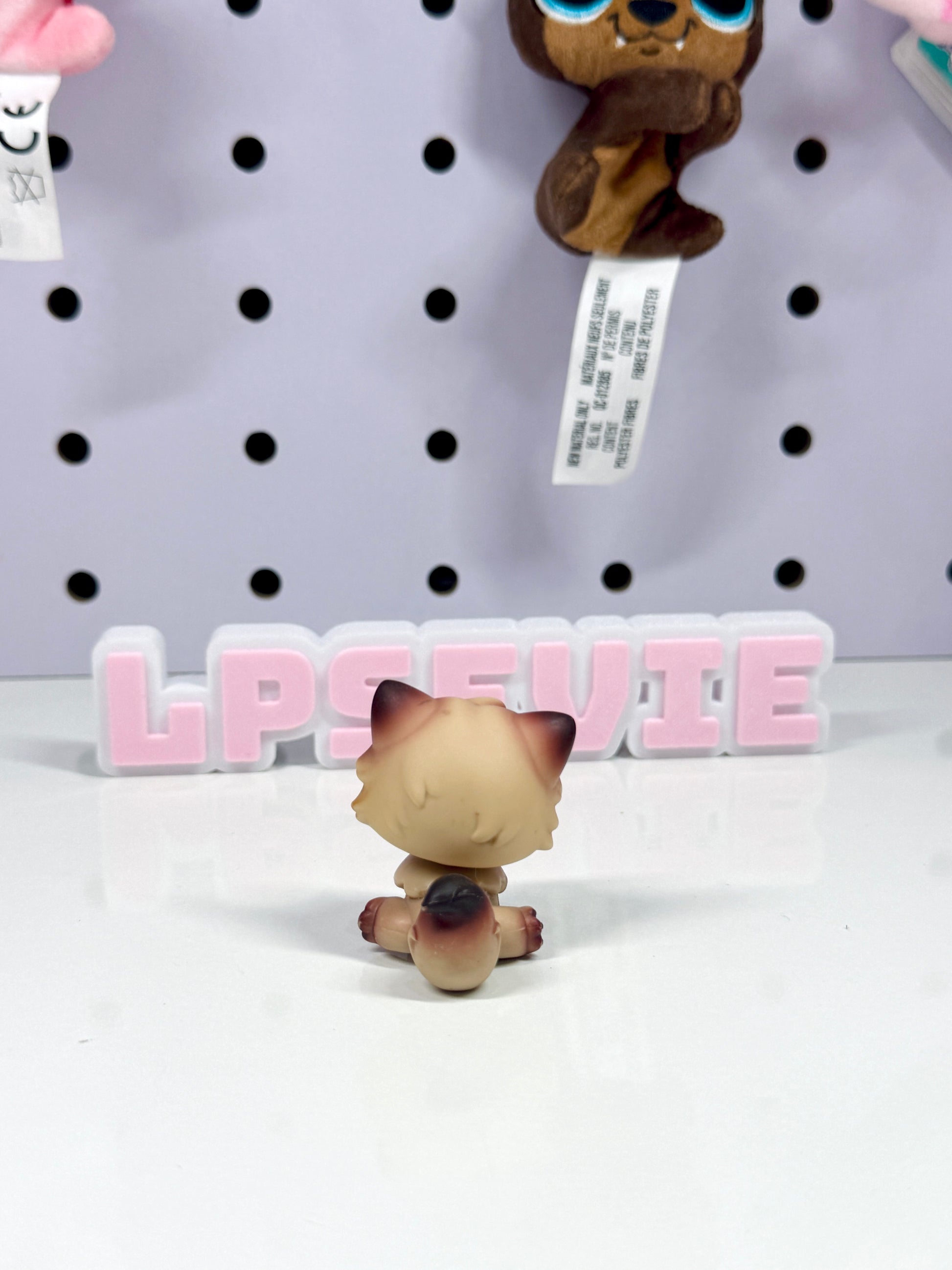 Authentic LPS #22 Brown Persian Cat Littlest Pet Shop ✨