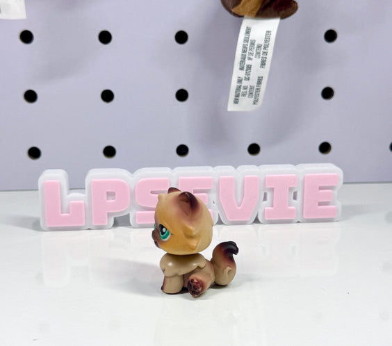 Authentic LPS #22 Brown Persian Cat Littlest Pet Shop ✨