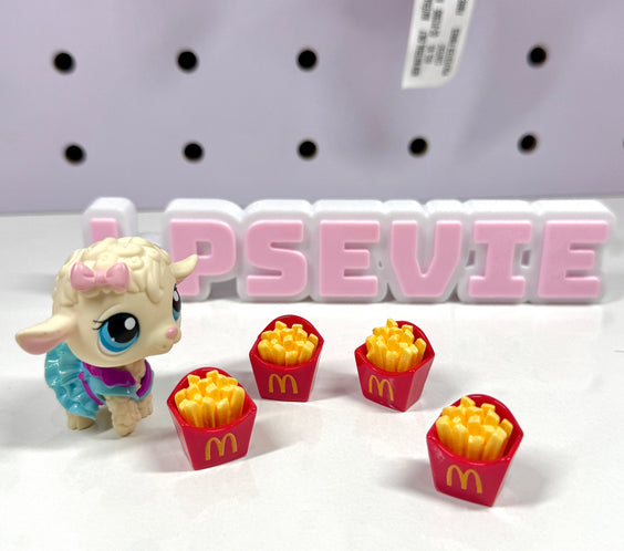 🍟 Fast Food French Fries Trinket for LPS ✨
