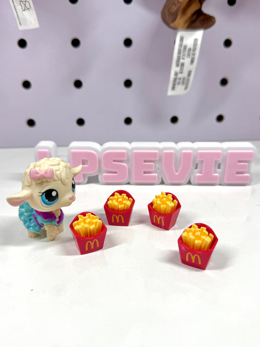 🍟 Fast Food French Fries Trinket for LPS ✨