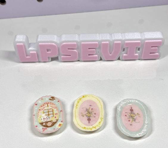 🍽️ Miniature Cute Plate & Tray Trinket Set for LPS | Kawaii Plates, Trays & Kitchen Decor