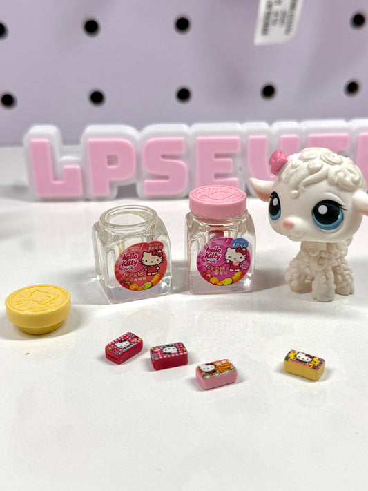 🎀 Hello Kitty Candy Jar Trinket for LPS 🍬✨