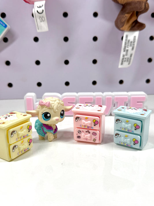 🎀 Kawaii Mini Drawer Cabinet for LPS ✨