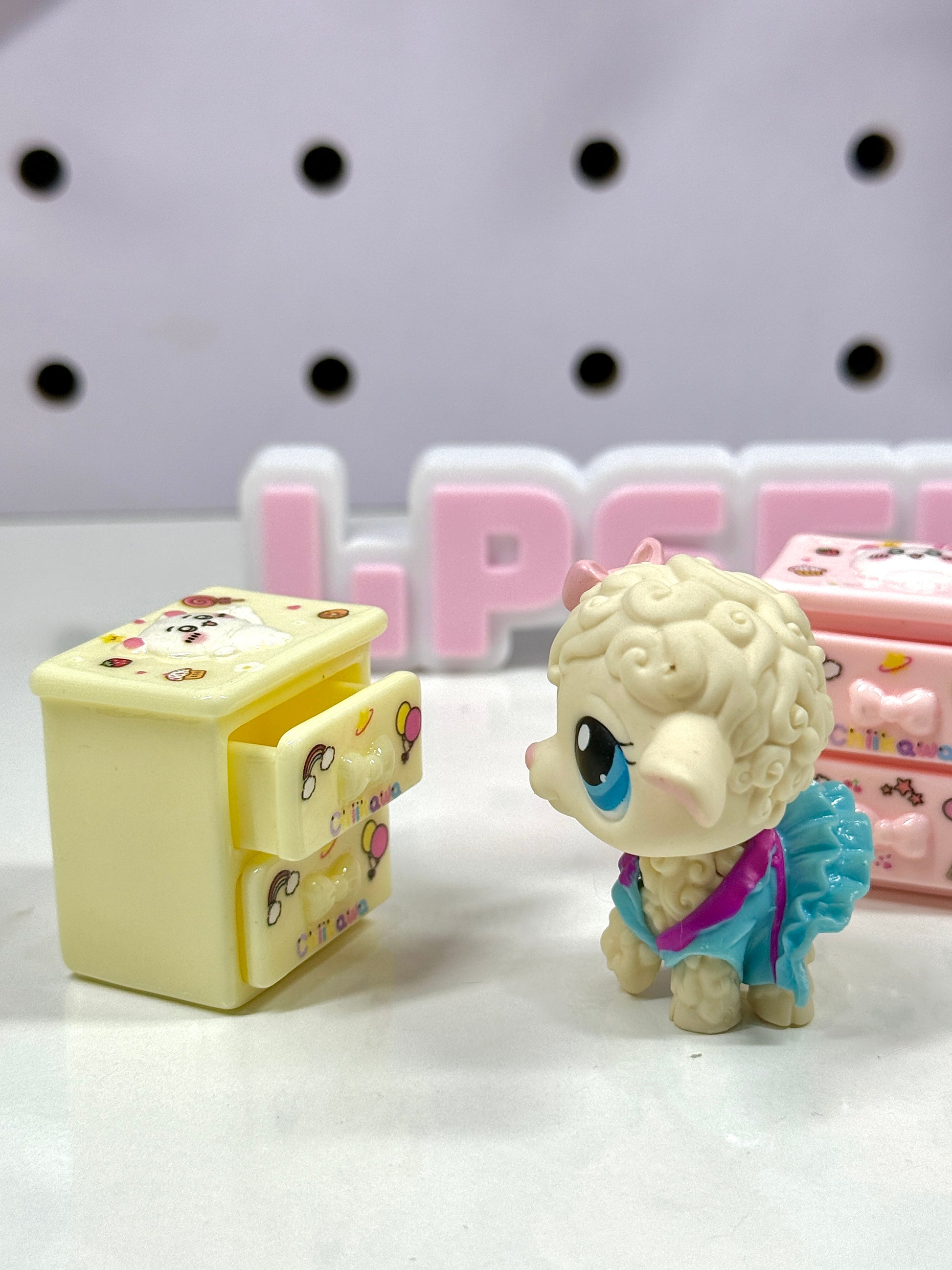 🎀 Kawaii Mini Drawer Cabinet for LPS ✨