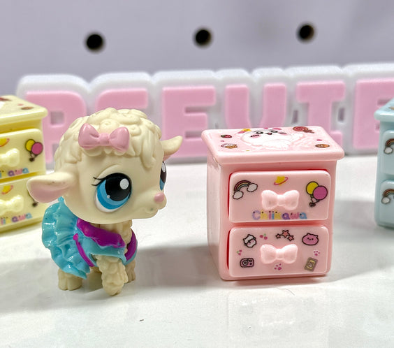 🎀 Kawaii Mini Drawer Cabinet for LPS ✨