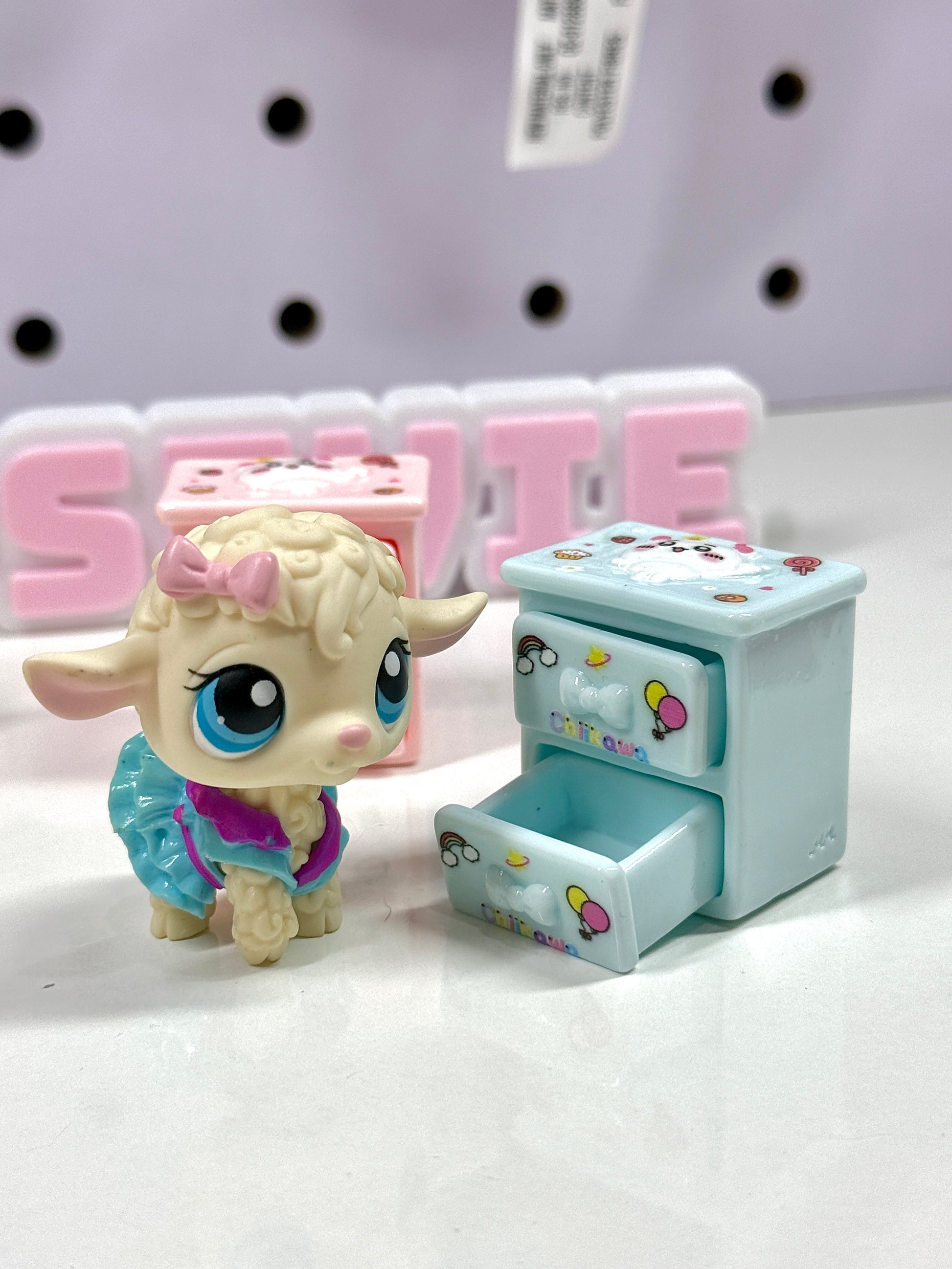 🎀 Kawaii Mini Drawer Cabinet for LPS ✨