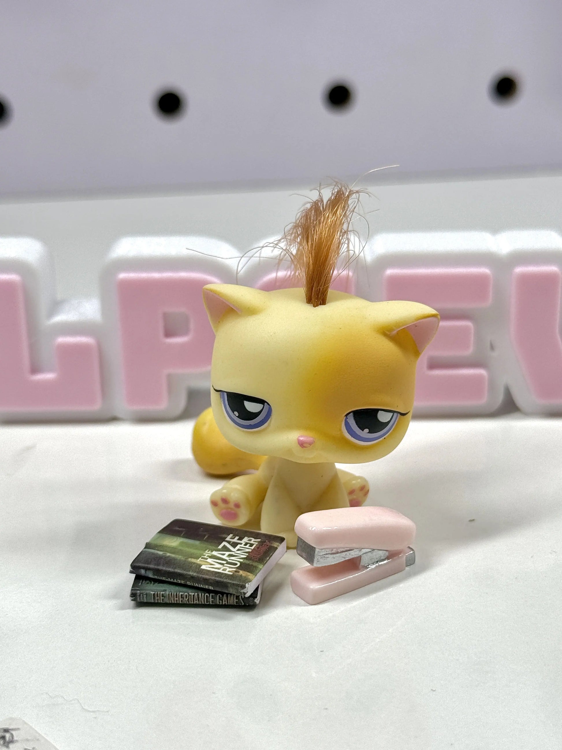 📚 Mini Stapler + Books Trinket Set for LPS ✨
