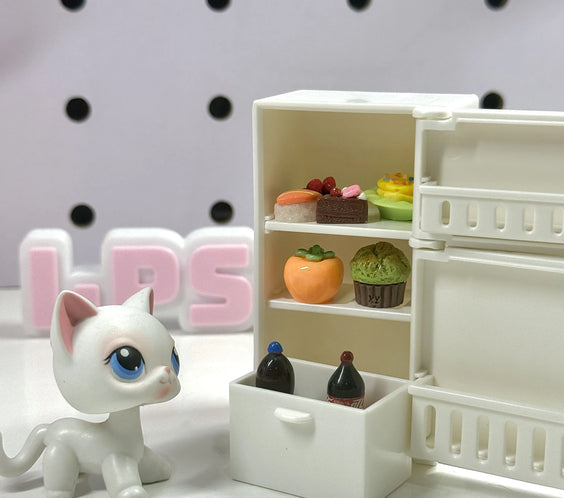 Miniature Refrigerator for LPS | Opening Fridge Furniture