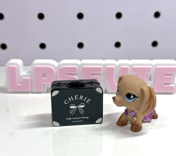 Miniature White Suitcase for LPS (CAN OPEN & CLOSE)
