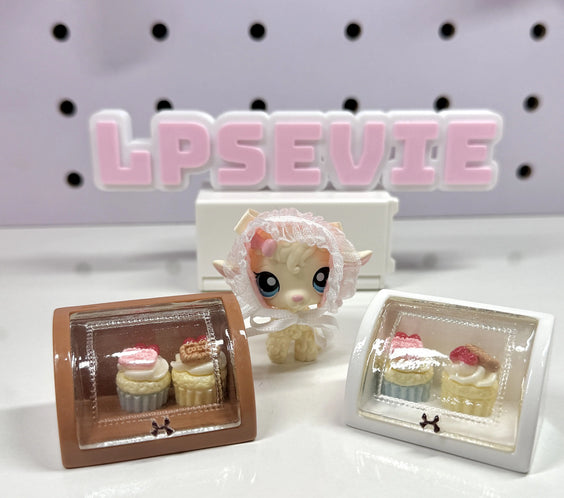 🧁 Miniature Cupcake Display Case for LPS