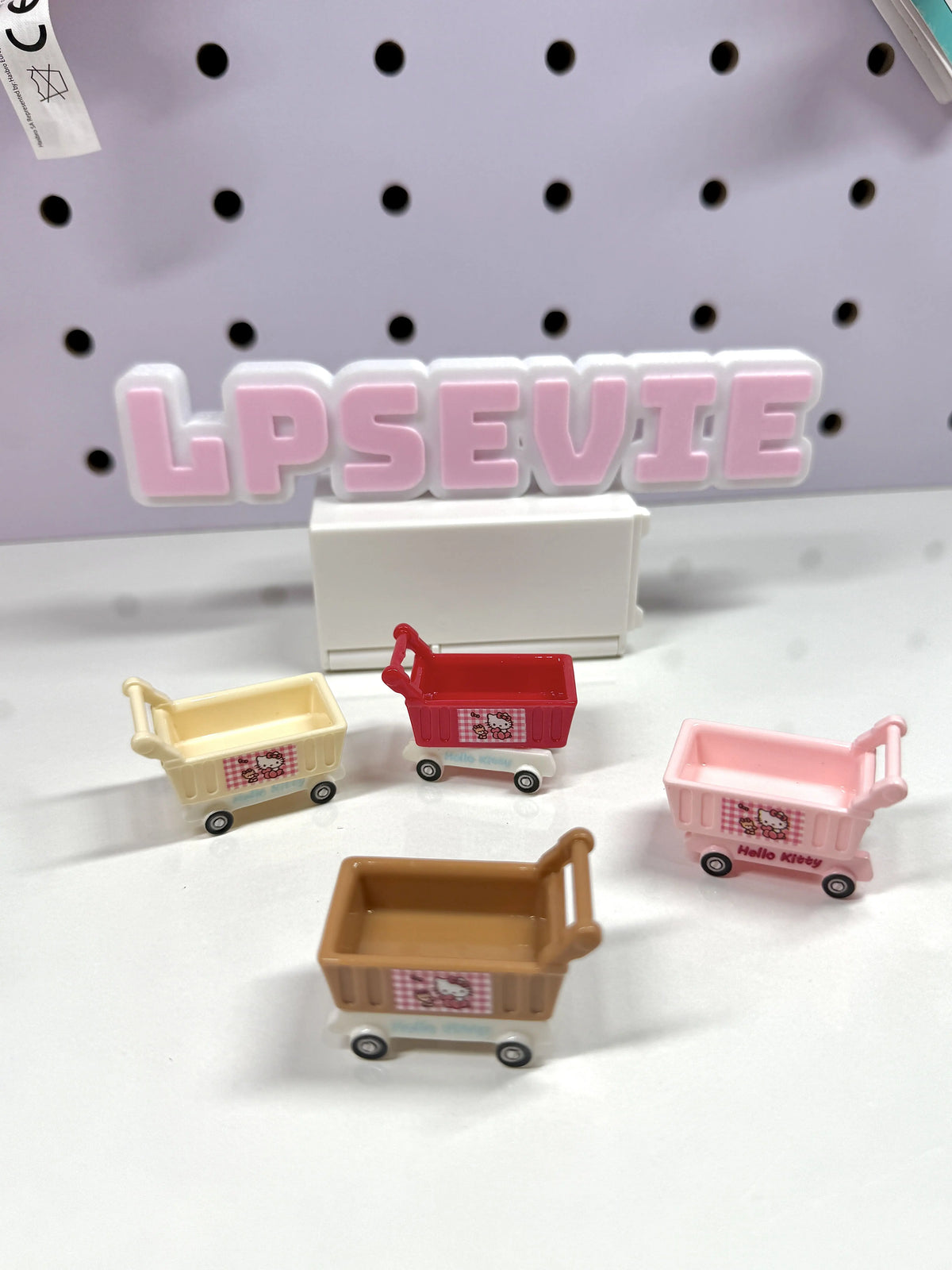 🛒1 Miniature Shopping Cart for LPS| Cute Grocery Cart Prop