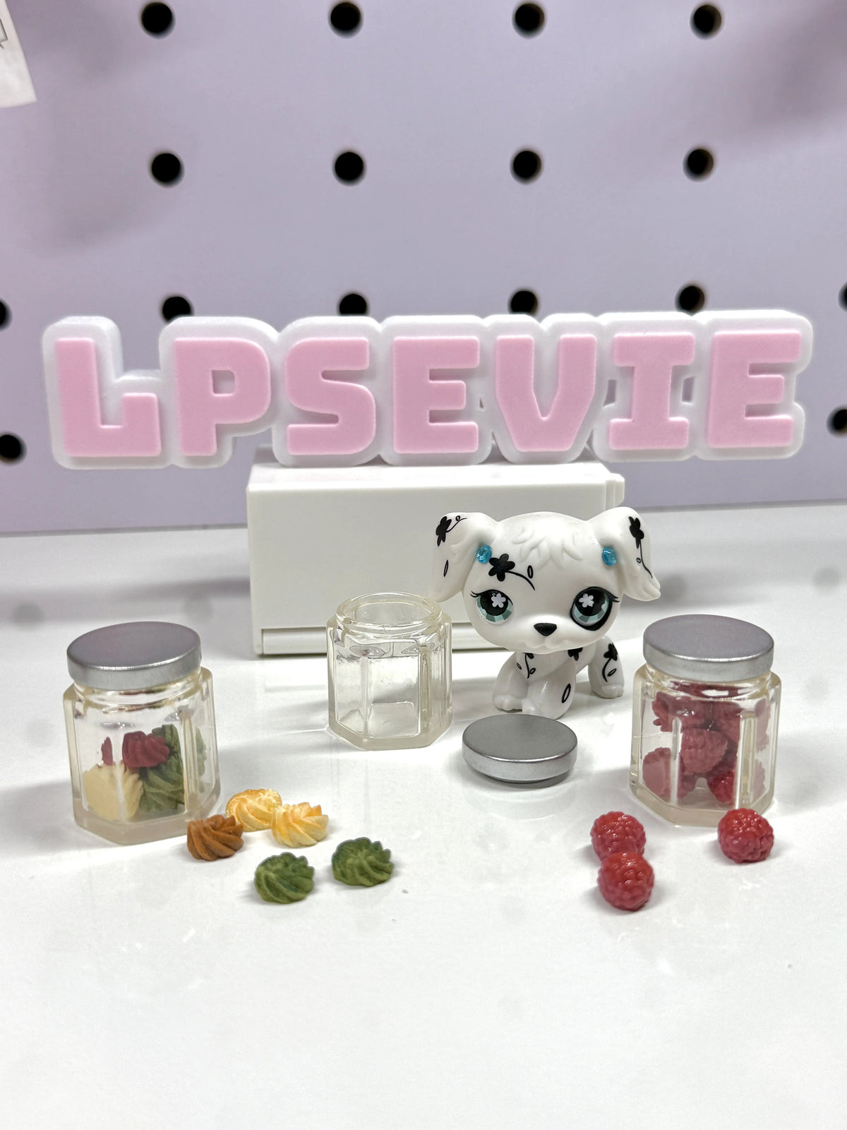 🍓1 Miniature Storage Jar for LPS| Tiny Fruit Jar Prop
