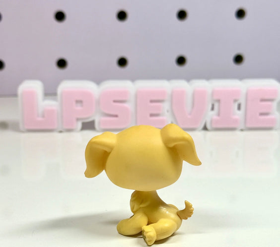 LPS GOLDEN RETRIEVER Blonde Blue Eyes #21