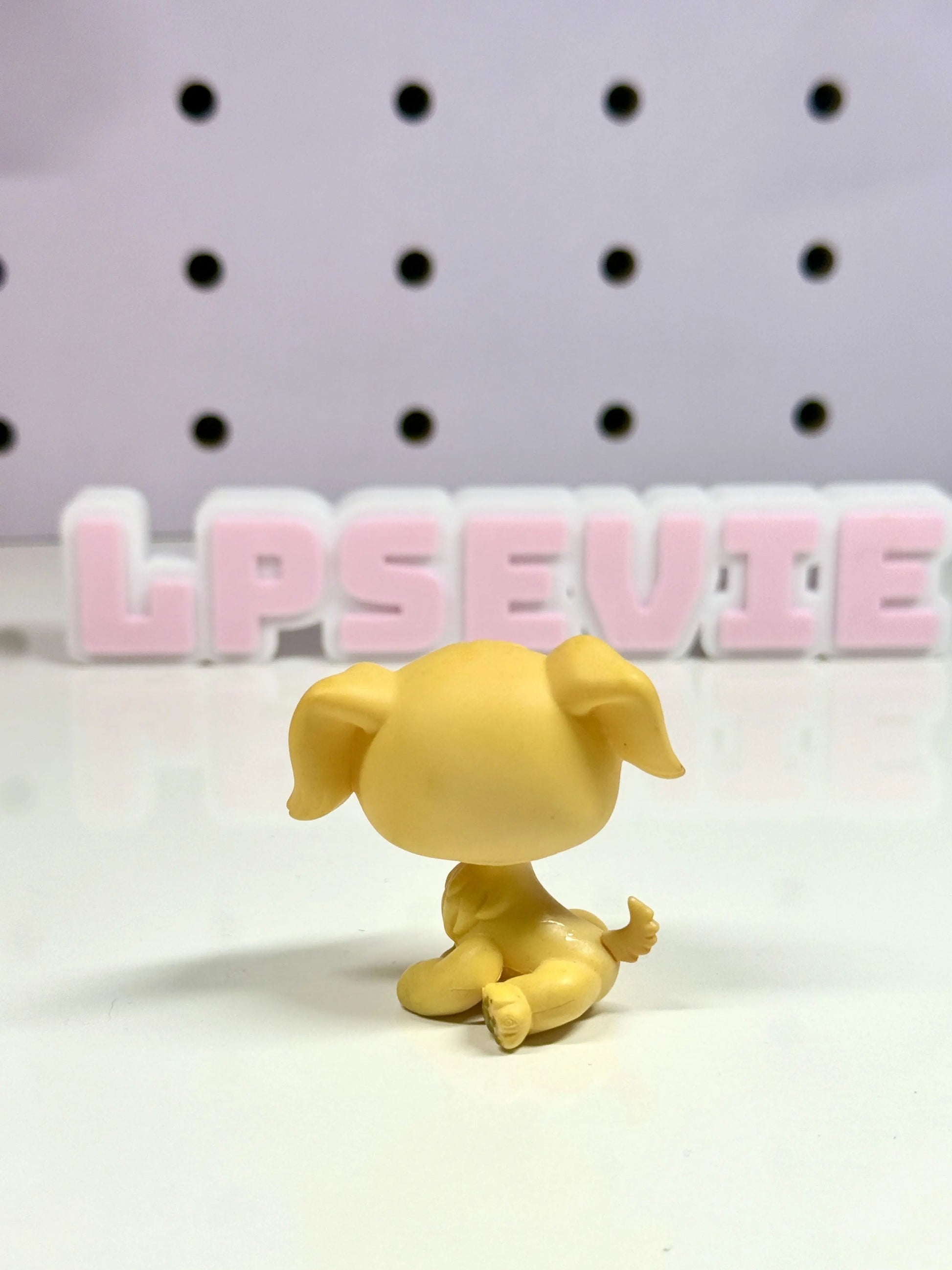 LPS GOLDEN RETRIEVER Blonde Blue Eyes #21