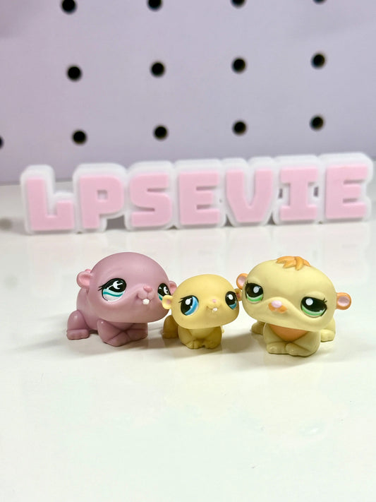 Authentic LPS Hamster Lot #894, #1032 &amp; #1774 🐹