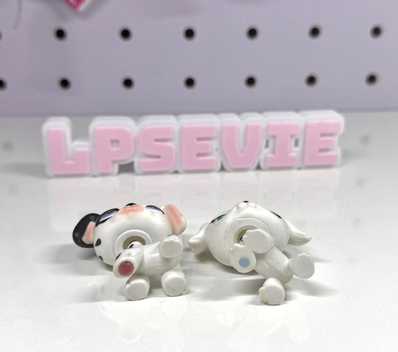 Authentic Littlest Pet Shop LPS #297 & LPS #469 Dalmatian Dog Lot🐾