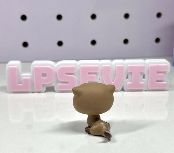 Authentic Littlest Pet Shop LPS #1609 Brown Otter