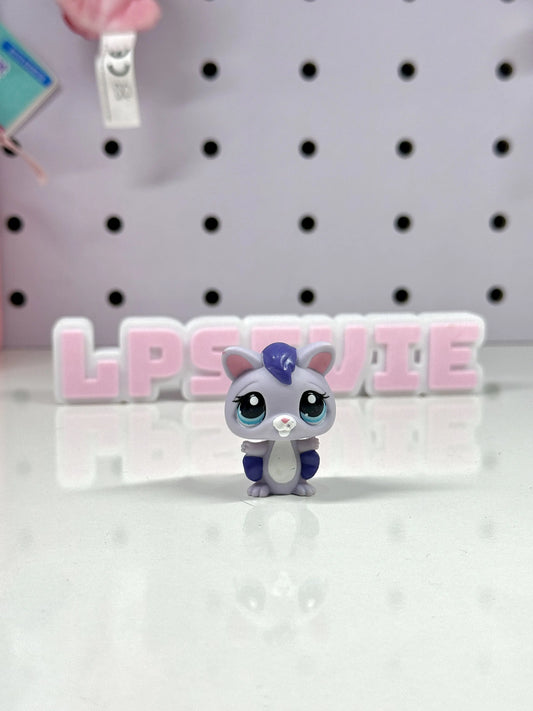 Littlest Pet Shop No # LPS Authentic Mystery Lavender Purple Sugar Glider Blue