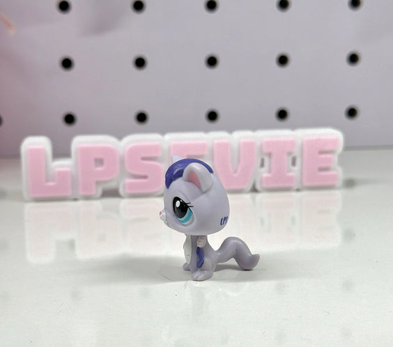 Littlest Pet Shop No # LPS Authentic Mystery Lavender Purple Sugar Glider Blue