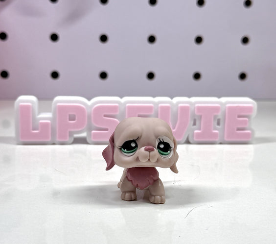 Authentic Littlest Pet Shop LPS #1040 Pink St. Bernard