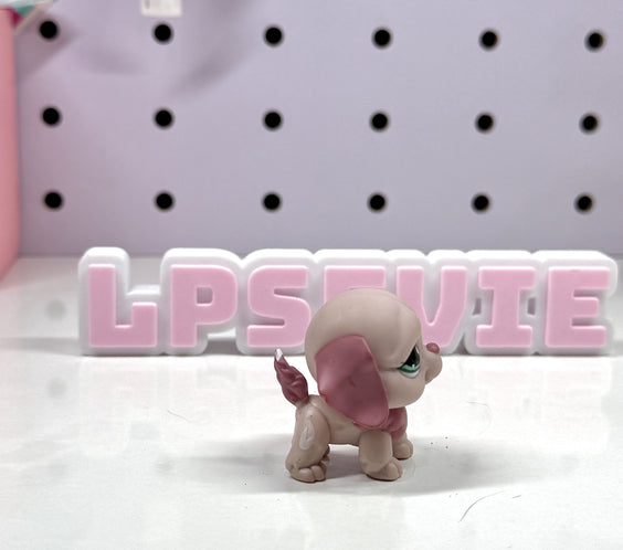 Authentic Littlest Pet Shop LPS #1040 Pink St. Bernard