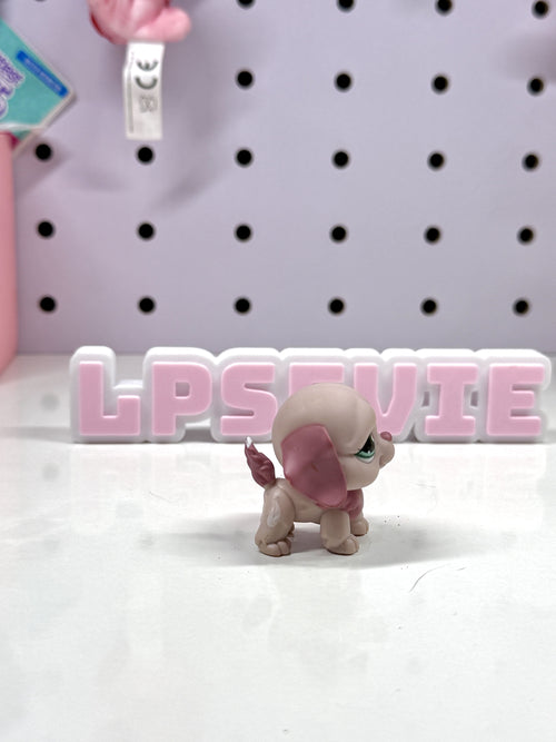 Authentic Littlest Pet Shop LPS #1040 Pink St. Bernard