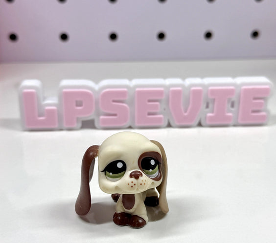 Authentic Littlest Pet Shop LPS #1594 Basset Hound
