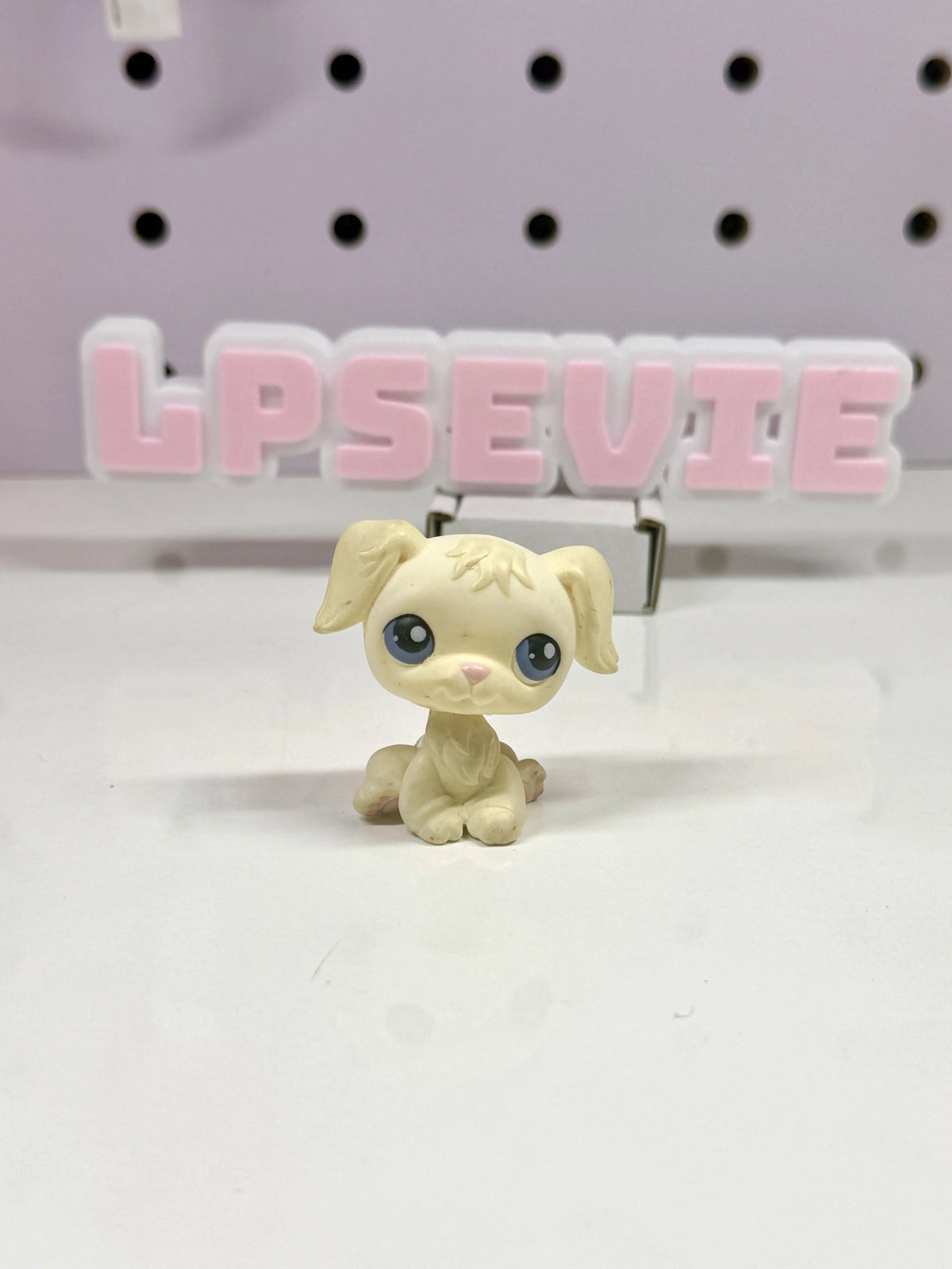 Littlest Pet Shop #436 Authentic Cream Golden Retriever Dog Exclusive Sam's Club