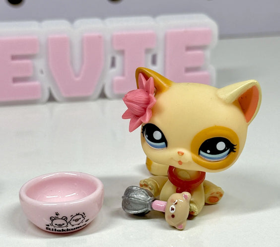 1 Miniature Kawaii Bear Baking Set – Mixing Bowl, Whisk & Magic Wand | Dollhouse Kitchen & Bakery Accessories